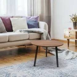 Mesa auxiliar ovalada