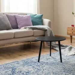 Mesa auxiliar ovalada