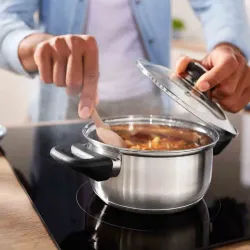 Olla de acero inoxidable 