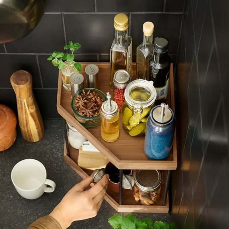 Organizador esquinero para cocina