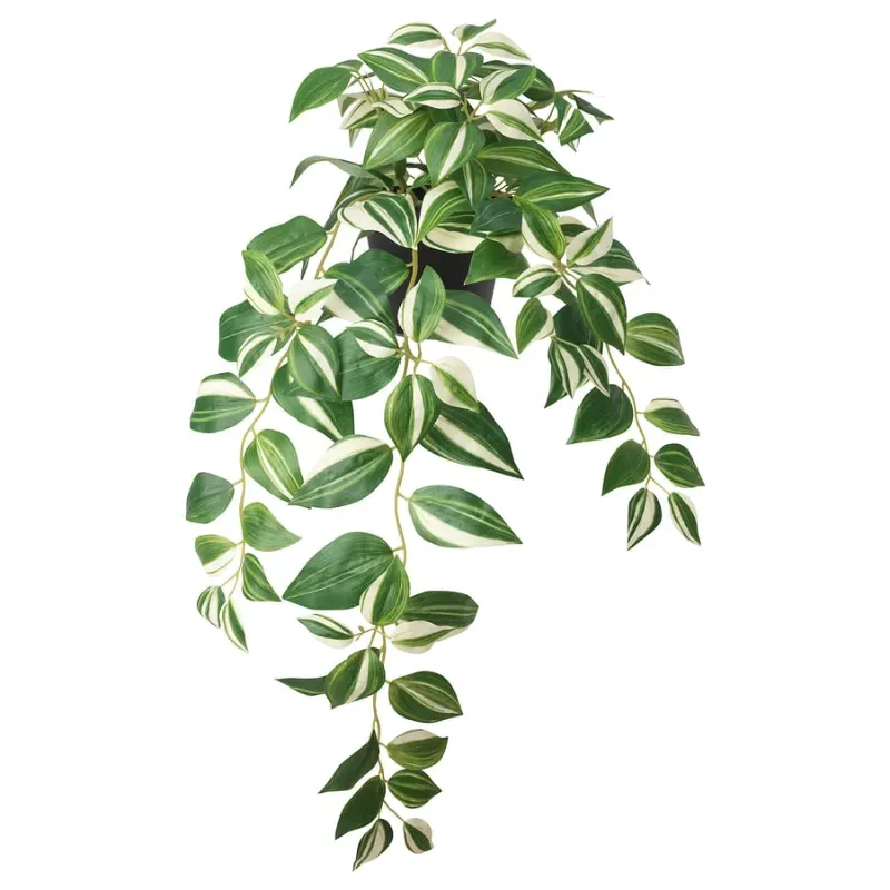 Maceta artificial tipo tradescantia