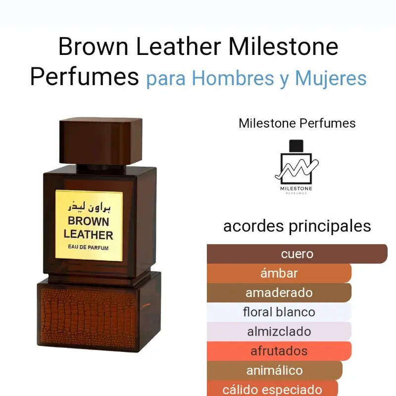 Perfume Brown Leather de Milestone
