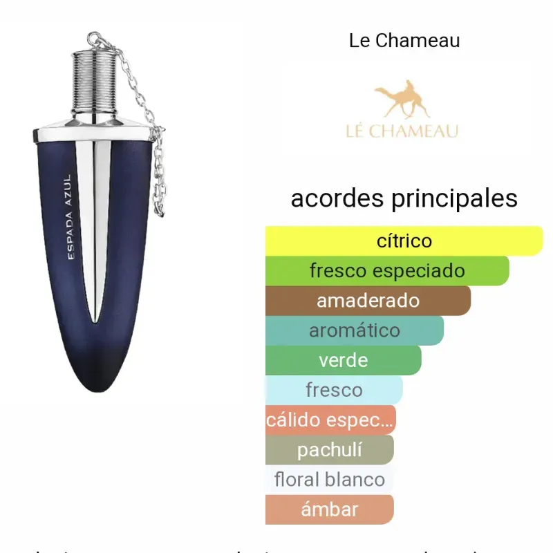 Perfume Espada Azul de Le Chameau