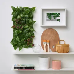 Planta artificial de montaje en pared