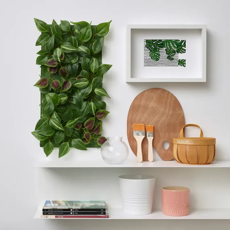 Planta artificial de montaje en pared