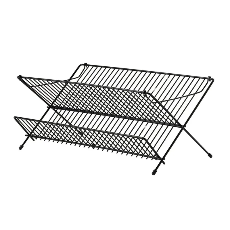 Platero de acero con revestimiento en negro