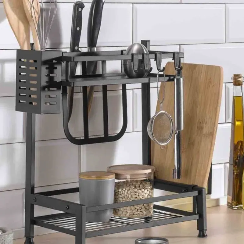 Platero escurridor de dos niveles 