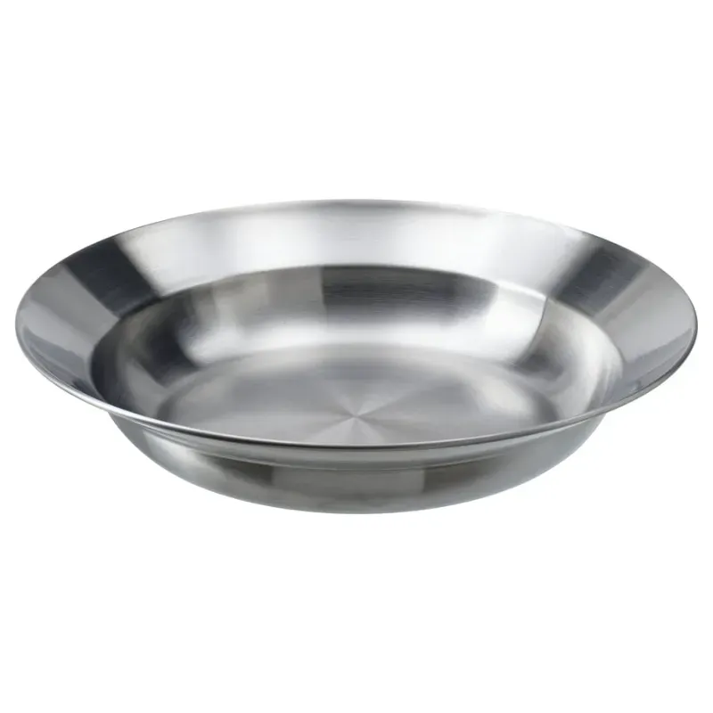 Plato de acero inoxidable