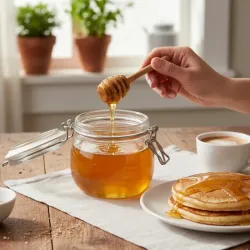 Pote de cristal con tapa a presión 0.5L