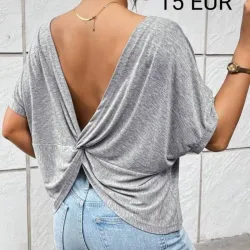 Pulover anudado en la espalda 