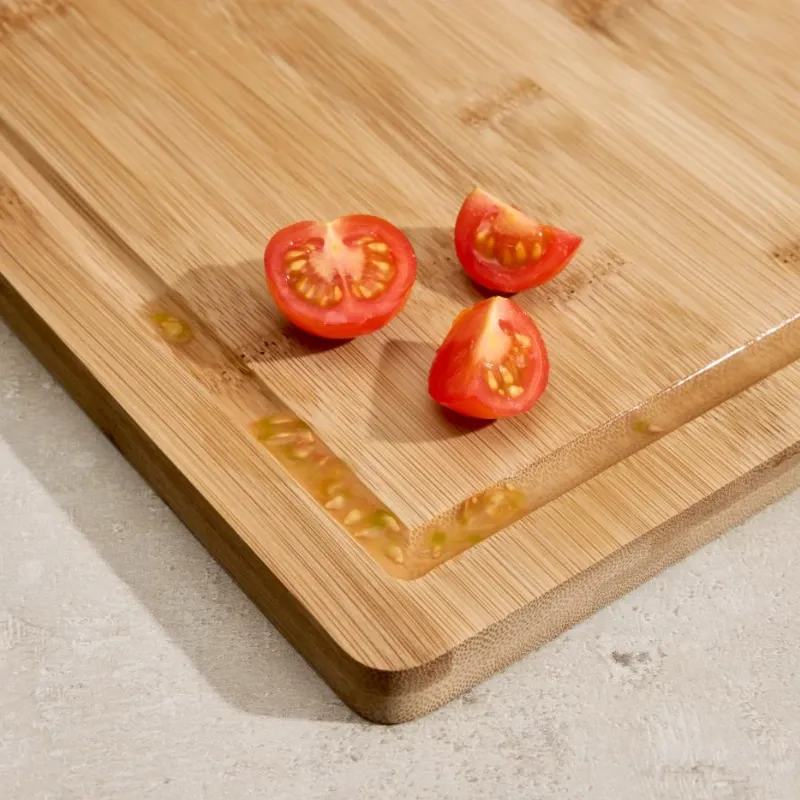 Set de 2 tablas de cortar de bambú
