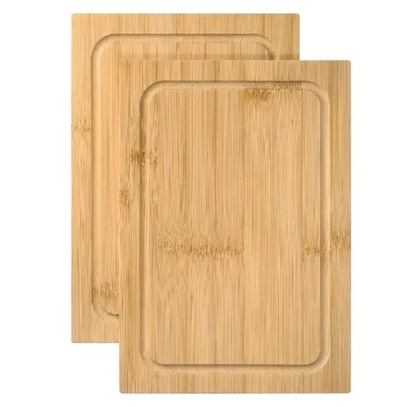 Set de 2 tablas de cortar de bambú