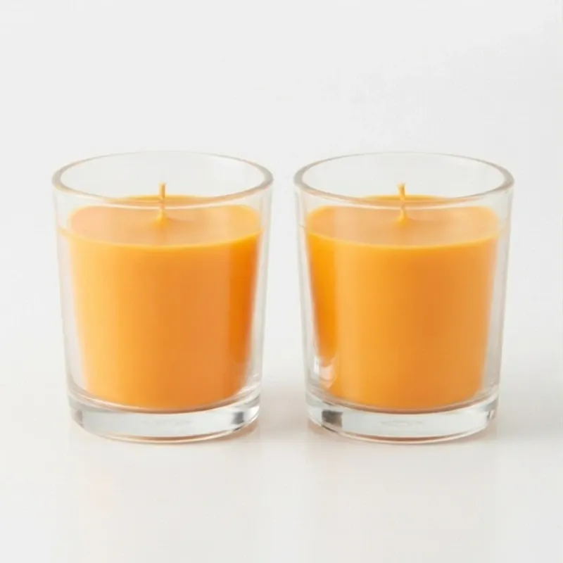 Set de 2 velas de cóctel tropical