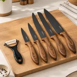 Set de cuchillos con pelador