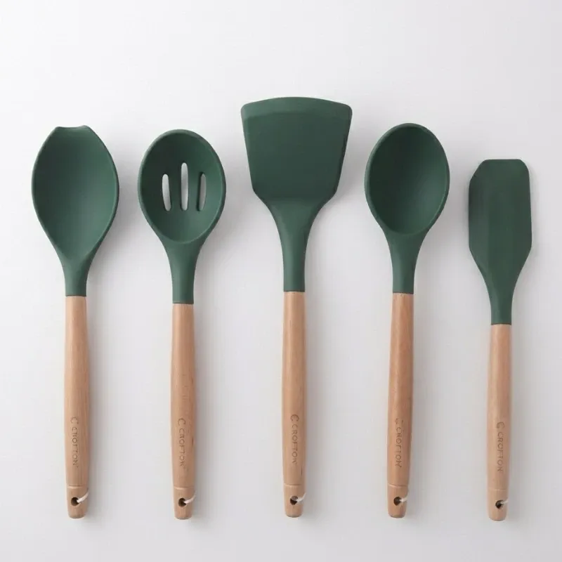 Set de utensilios de cocina de silicona