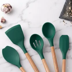 Set de utensilios de cocina de silicona