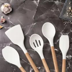 Set de utensilios de cocina de silicona