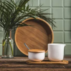 Set para crema y azúcar para café