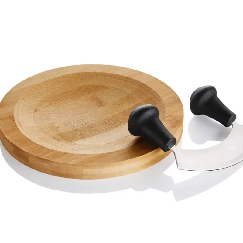 Tabla con picador para ensaladas