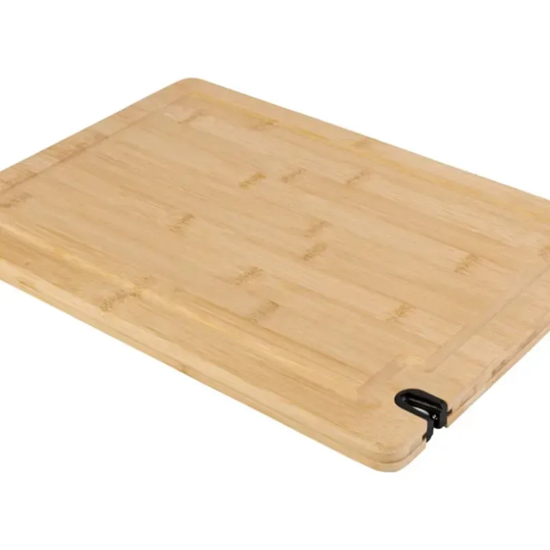 Tabla de bambú con afilador
