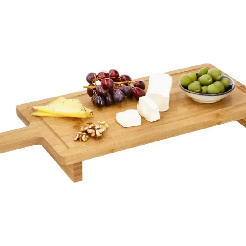 Tabla de bambú para cortar y servir