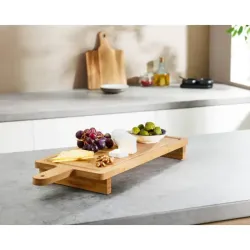 Tabla de bambú para cortar y servir