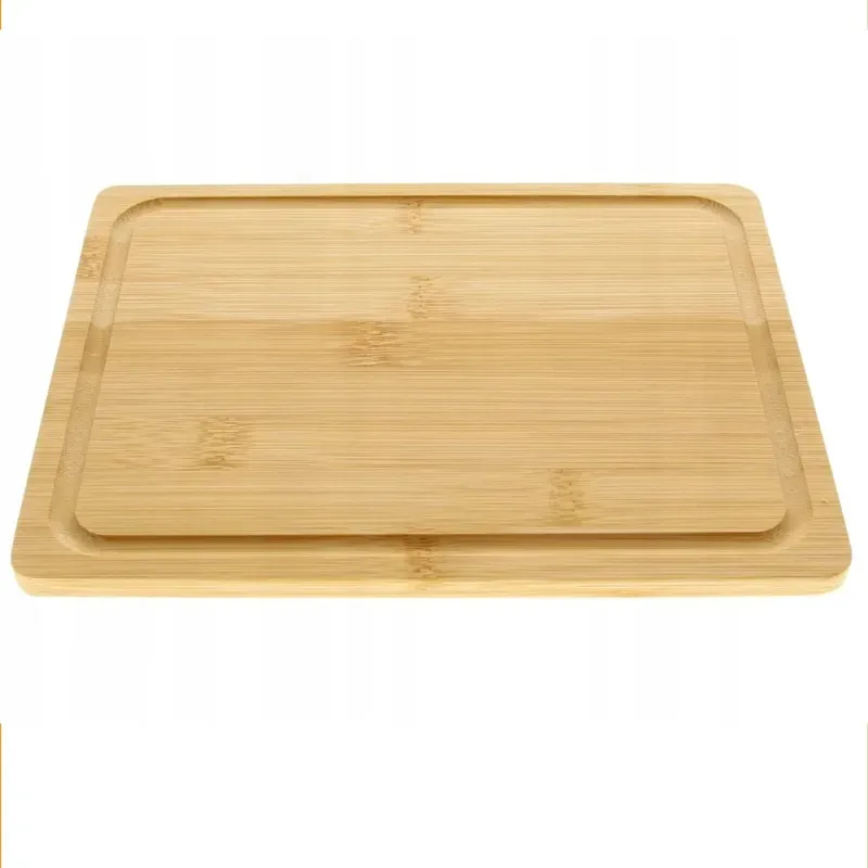 Tabla de bambú para queso