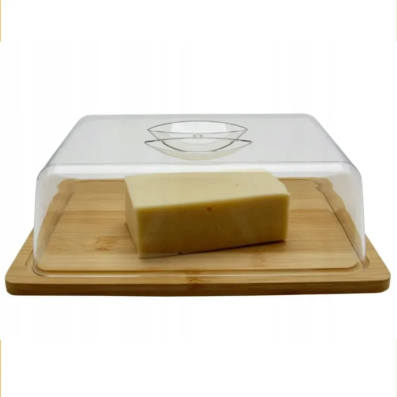 Tabla de bambú para queso