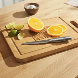 Tabla de corte con relieve