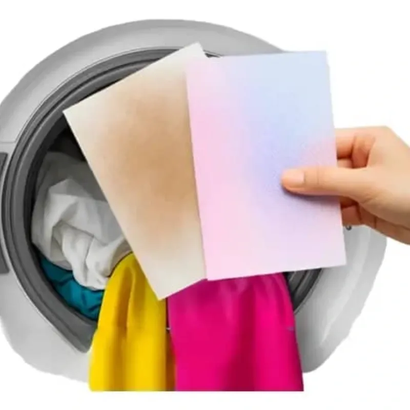 Toallitas anti transferencia de color para lavadora