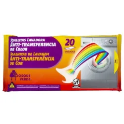 Toallitas anti transferencia de color para lavadora