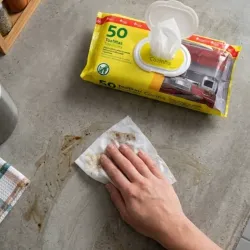 Toallitas de limpieza desengrasantes de cocina