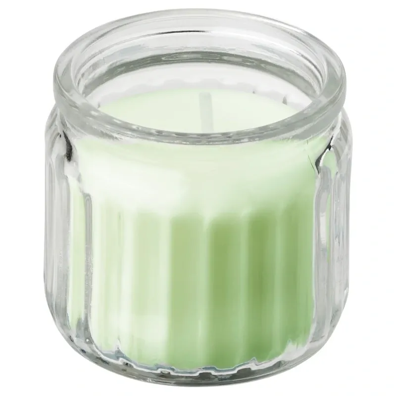Vela aromática de manzana verde