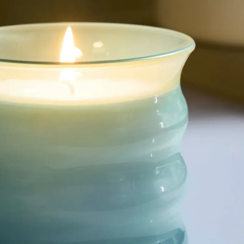 Vela aromática de manzana verde