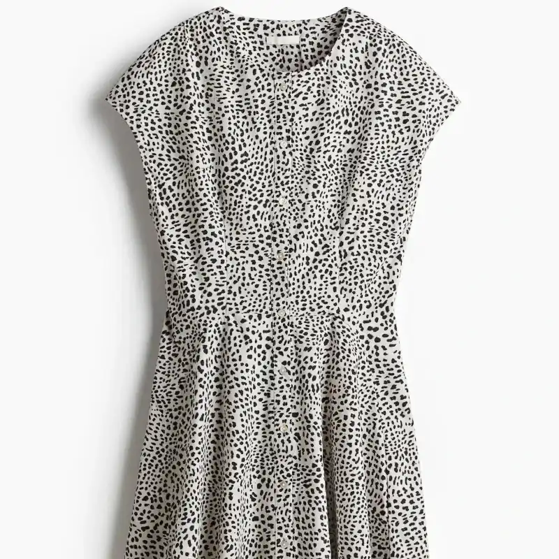 Vestido animal print H&M