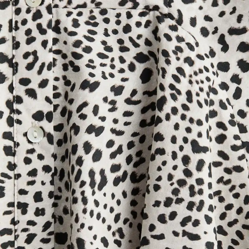 Vestido animal print H&M