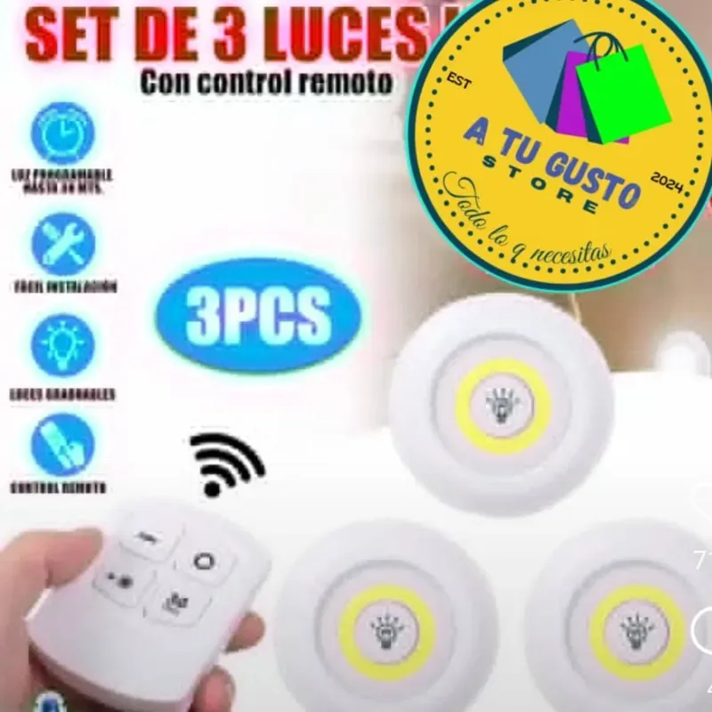 Set de luces inalambricas 