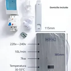 ⬜🟣Calentador eléctrico royal