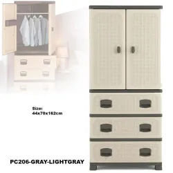 ⚫ Closet plástico