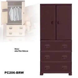 ⚫Closet plástico