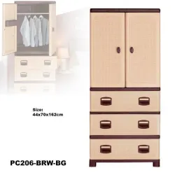 ⚫Closet plástico