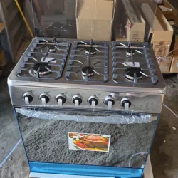 🟡Cocina con horno 6 quemadores