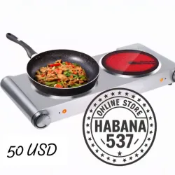 🖤Cocina doble (infrarrojo) 1800 w