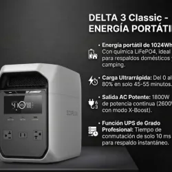 ⚪Ecoflow Delta 3 Clasica