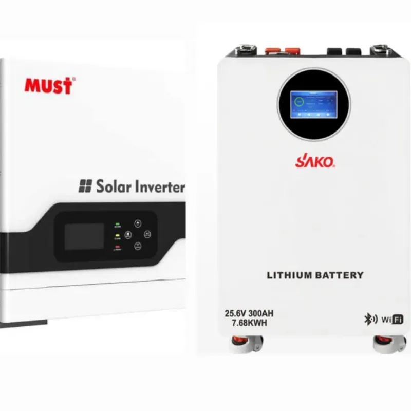 ⚪Kit Solar Inversor MUST 3000W y Batería SAKO 7680Wh