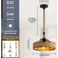 🦋Lámpara colgante