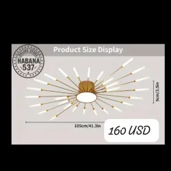 Lámpara fuego artificiales