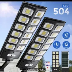 Lámpara recargable con panel de exterior