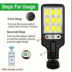 🦋Lámpara recargable con panel solar