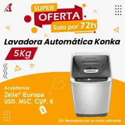 Lavadora automática Konka 5 kg